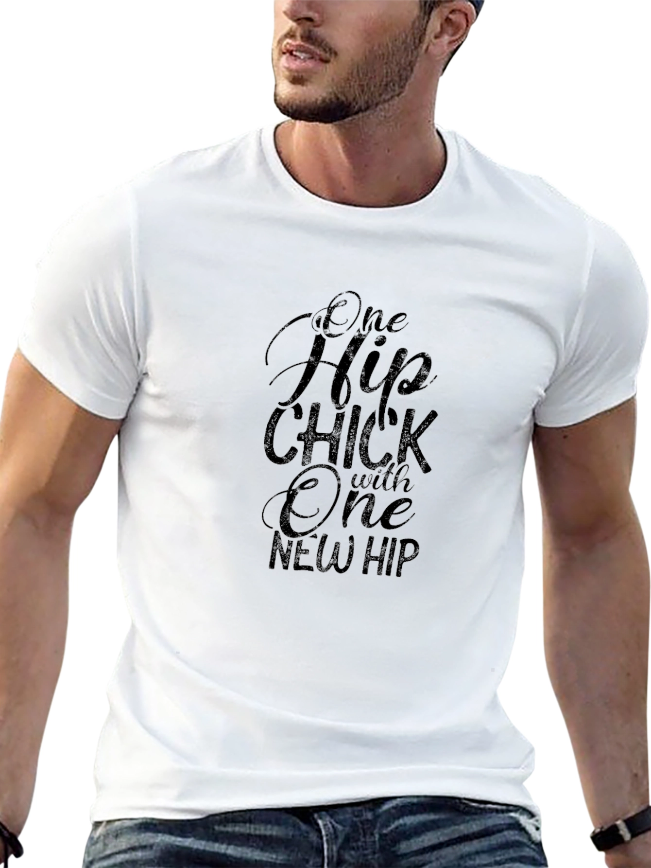 Camiseta Negra: One Hip Chick - Comodidad y Estilo