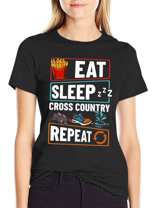 Camiseta Cross Country - Come Duerme Corre Repite