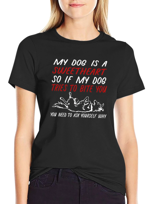 Camiseta Negra: Mi Perro es un Amor