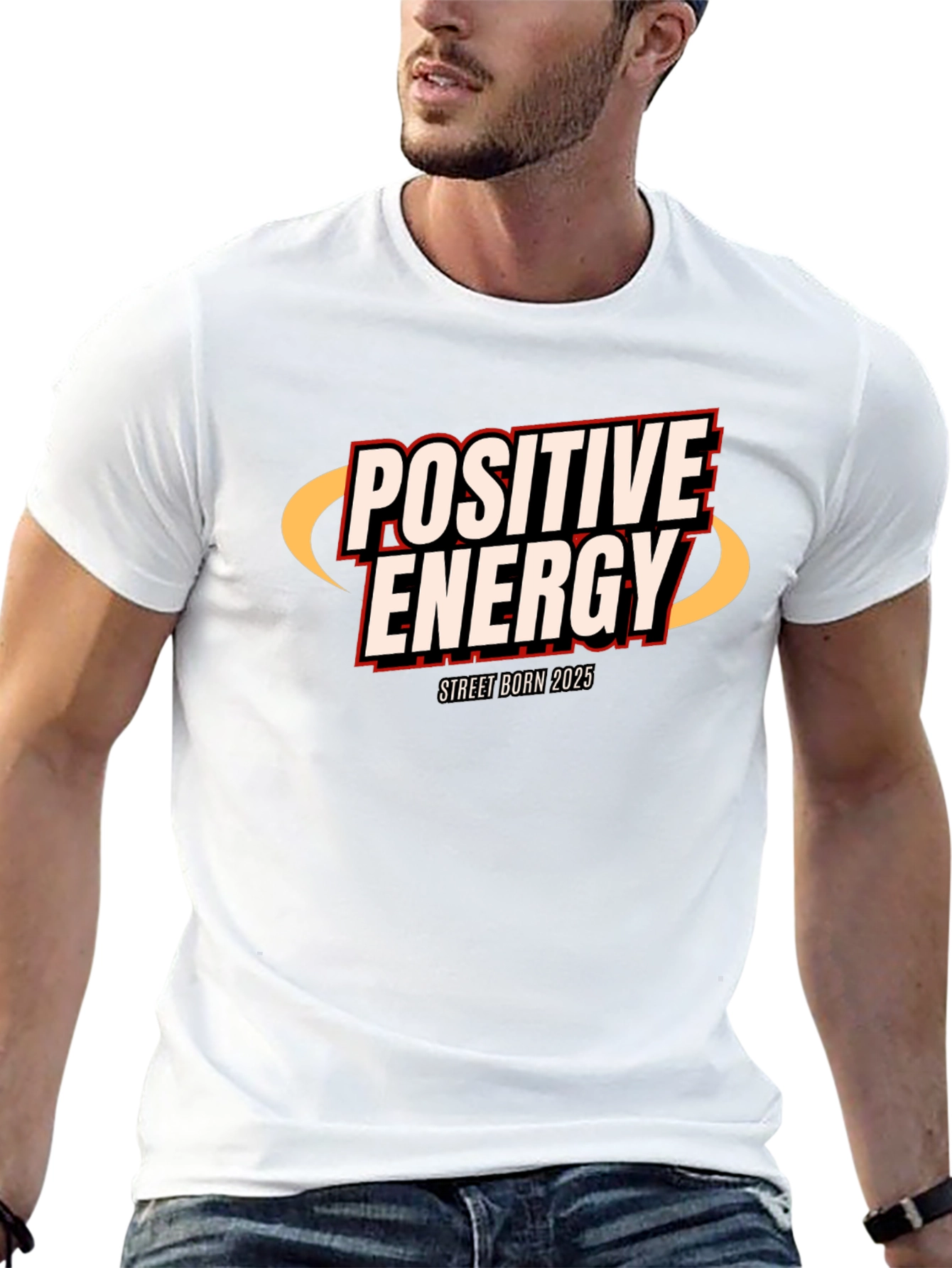 Camiseta Negra Energía Positiva