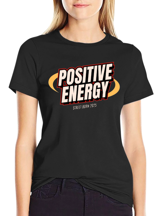 Camiseta Negra Energía Positiva