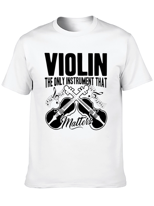 Camiseta Negra: Violín: El único instrumento que importa