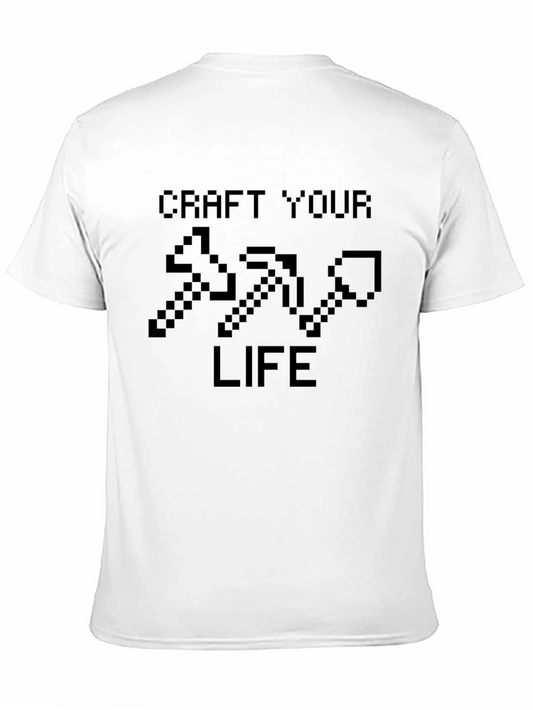Camiseta Hombre Negra Craft Your Life