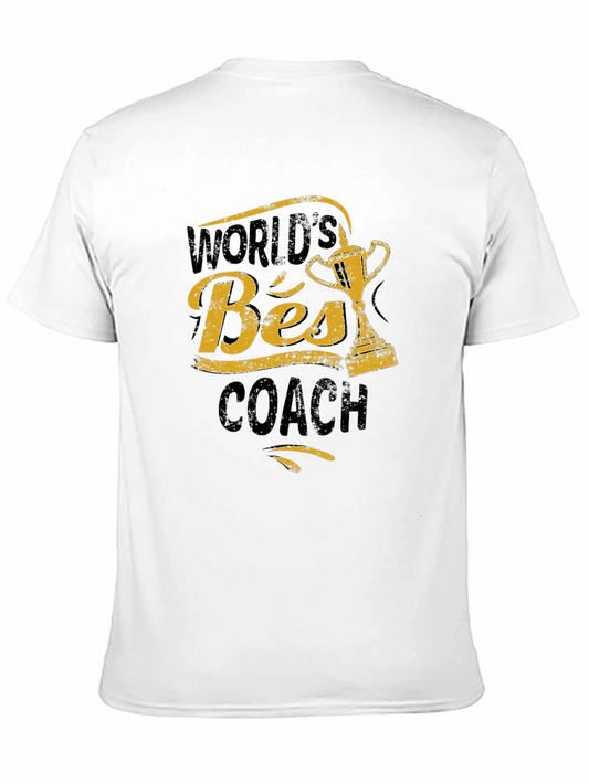 Camiseta Negra - El Mejor Entrenador del Mundo