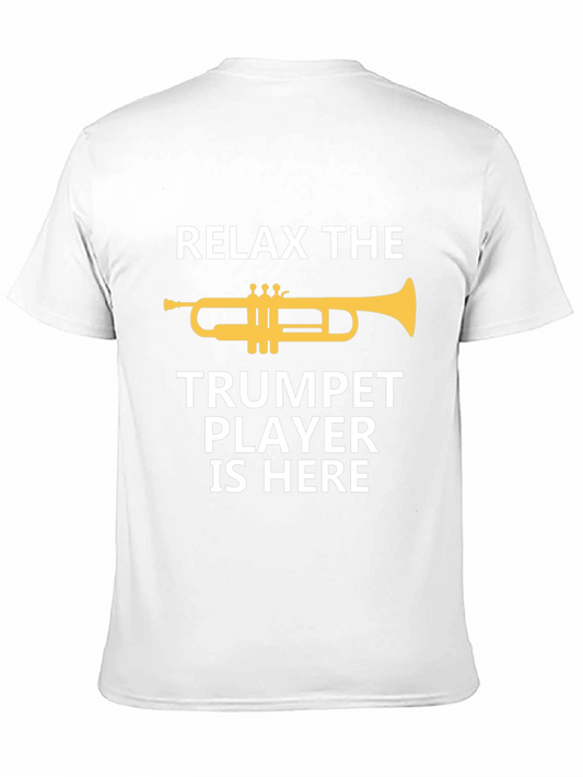 Camiseta Relax Trompetista Aquí Algodón