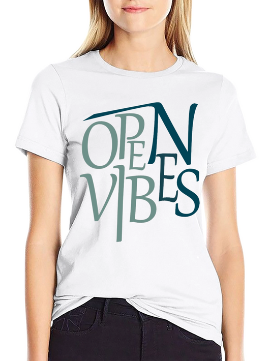 Camiseta Negra Open Vibes para Hombre