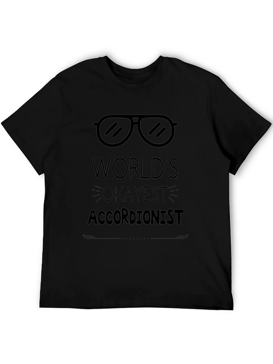 Camiseta Negra Okayest Accordionist