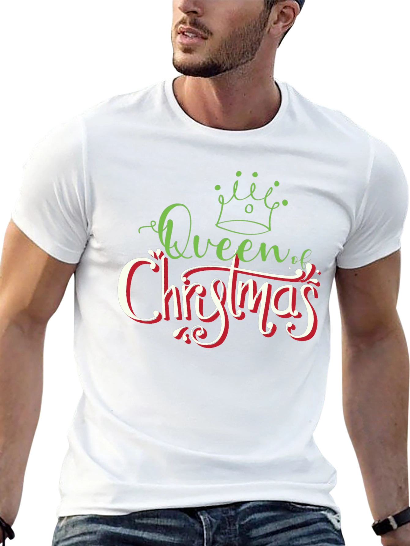 Camiseta Negra Queen of Christmas
