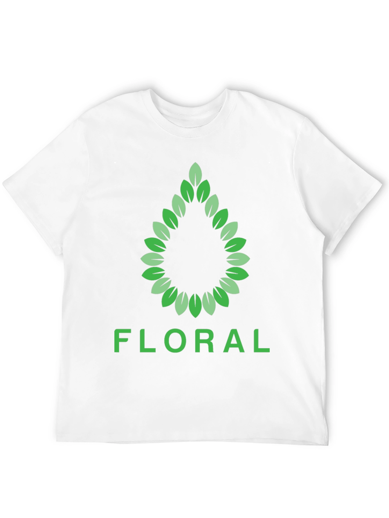 Camiseta Negra Floral Hombre - Diseño Elegante