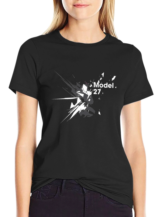 Camiseta Negra Estampada Model. 27 - Estilo Casual