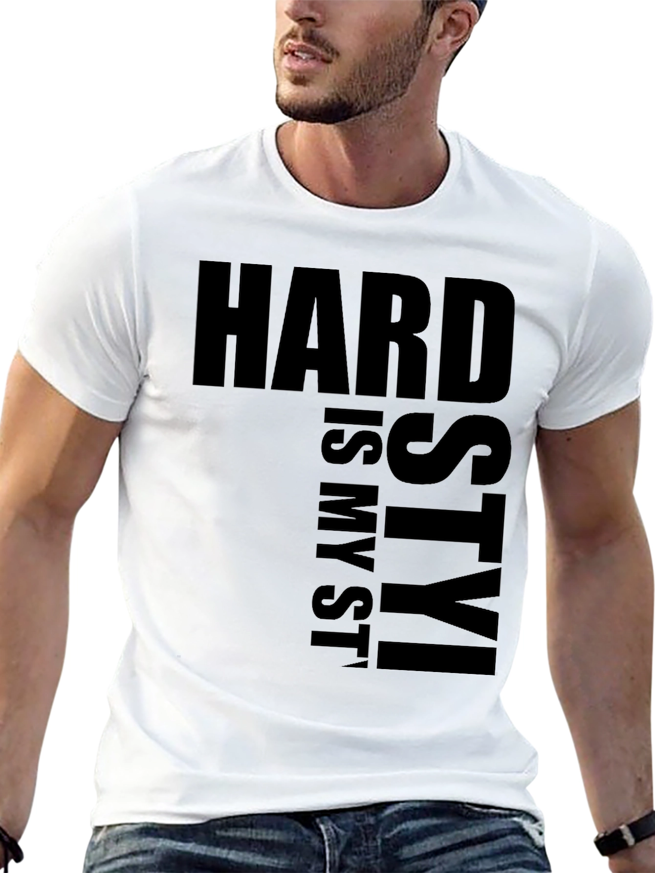 Camiseta Negra: Hard is my Style