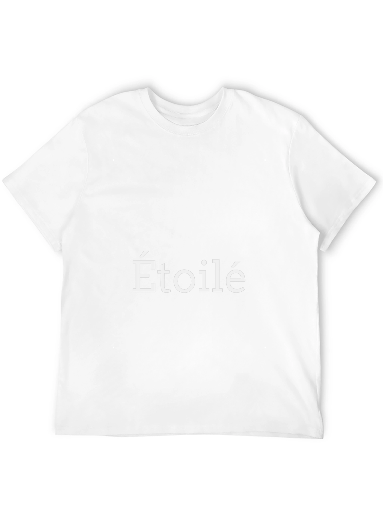 Camiseta Negra Estampada Étoilé