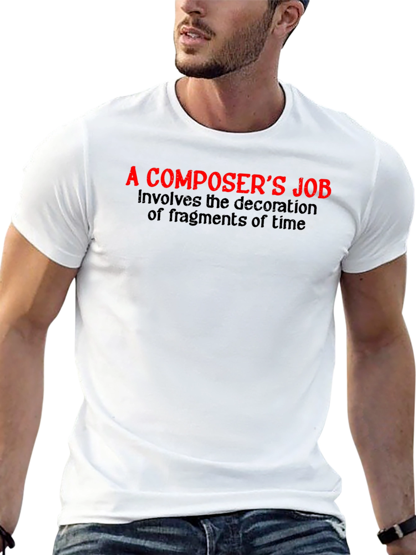 Camiseta Negra: La Labor del Compositor