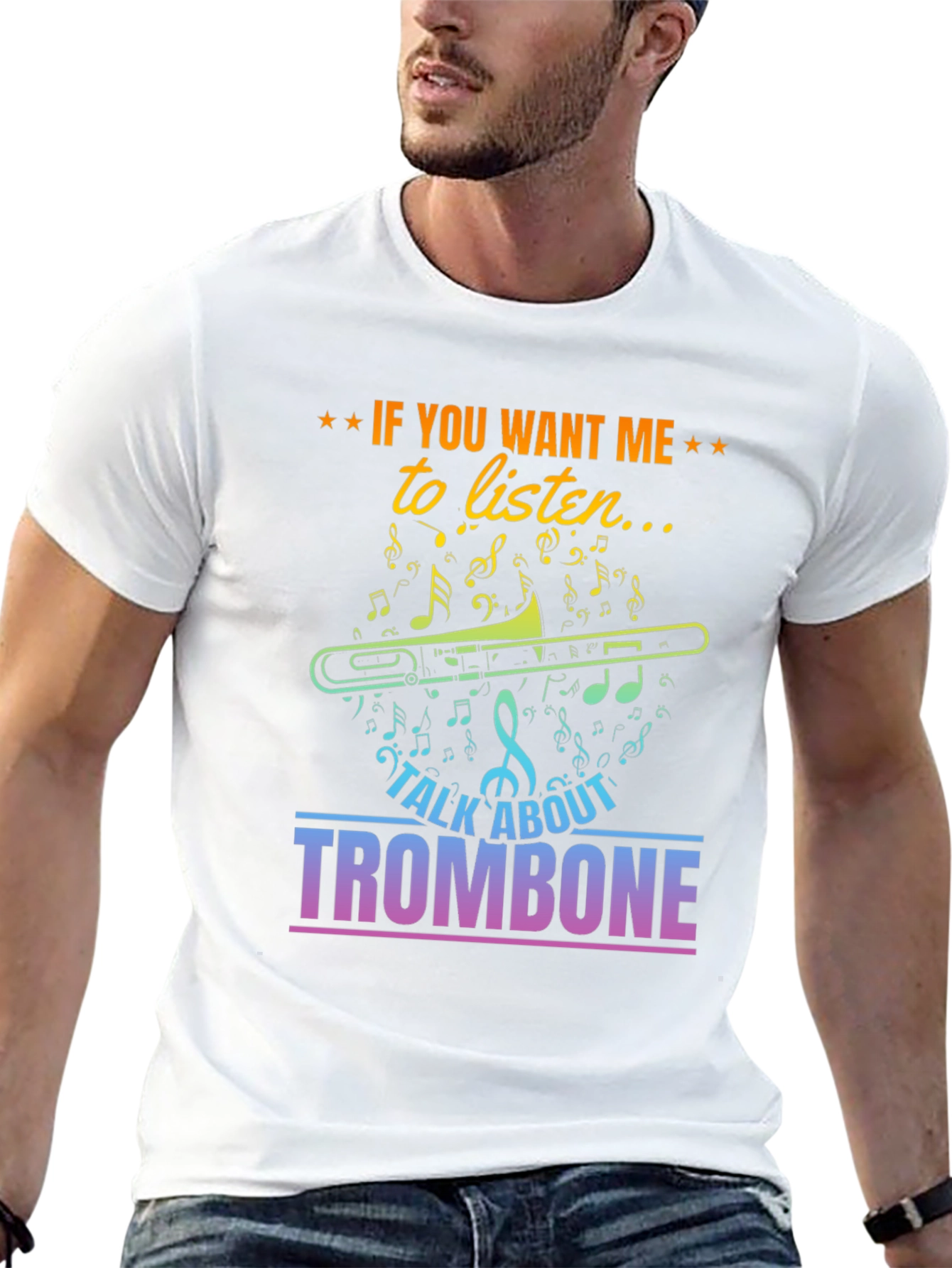 Camiseta Negra Trombón: ¡Para Amantes de la Música!