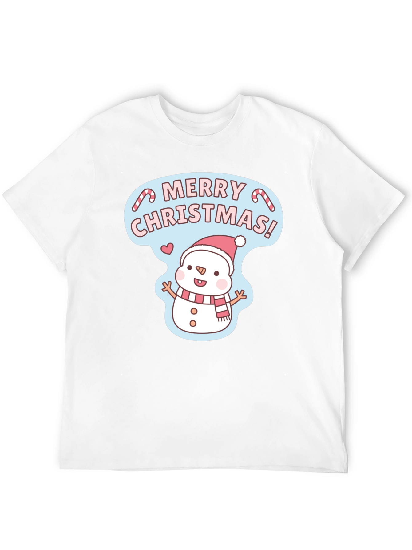 Camiseta Navideña de Muñeco de Nieve