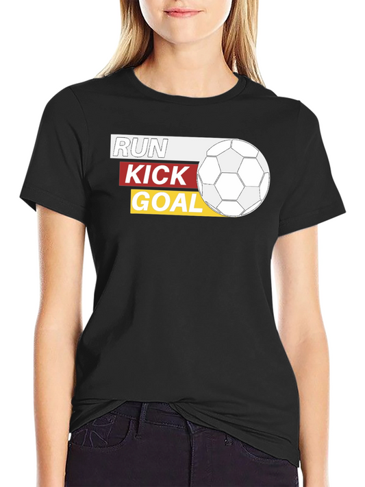 Camiseta Fútbol: Corre patea ¡gol!