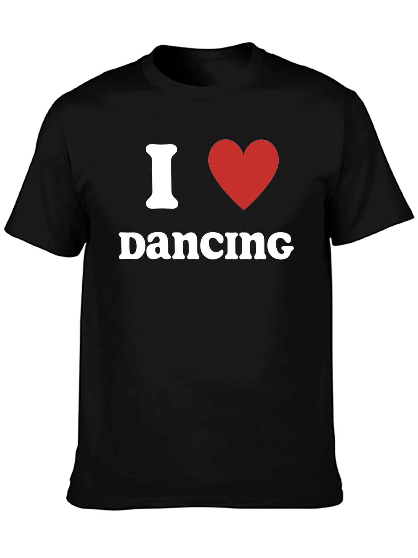 Camiseta Negra I Love Dancing