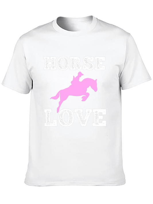 Camiseta Negra Horse Love