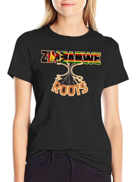 Camiseta Negra Zimbabwe Roots