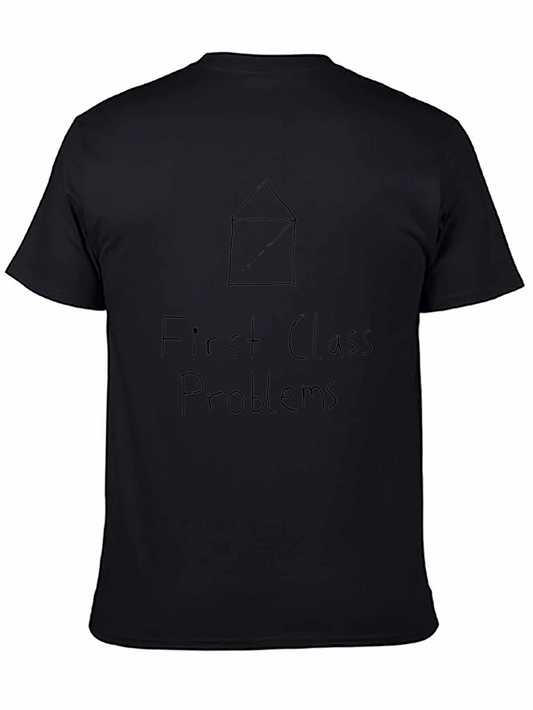 Camiseta Negra First Class Problems