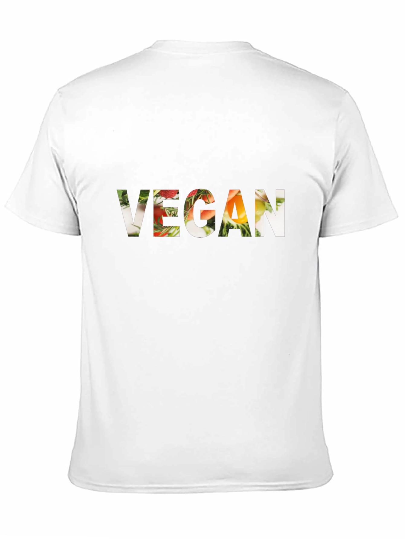 Camiseta Vegana Negra para Hombre