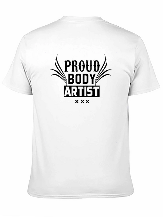 Camiseta Negra Proud Body Artist para Hombre