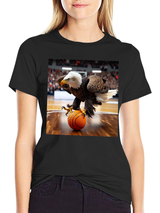 Camiseta Hombre con Águila Jugando Baloncesto