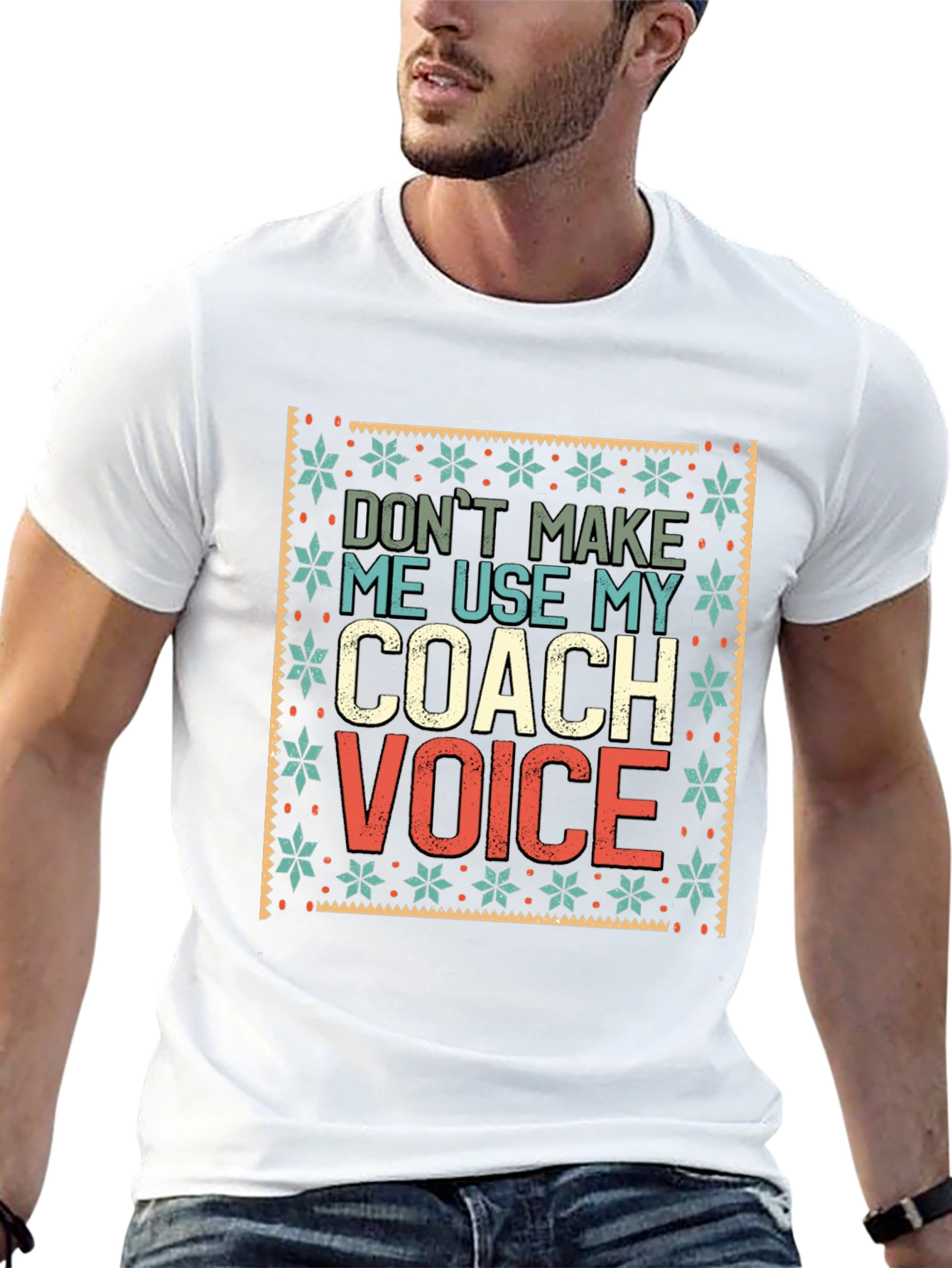 Camiseta Negra Coach Voice para Entrenadores
