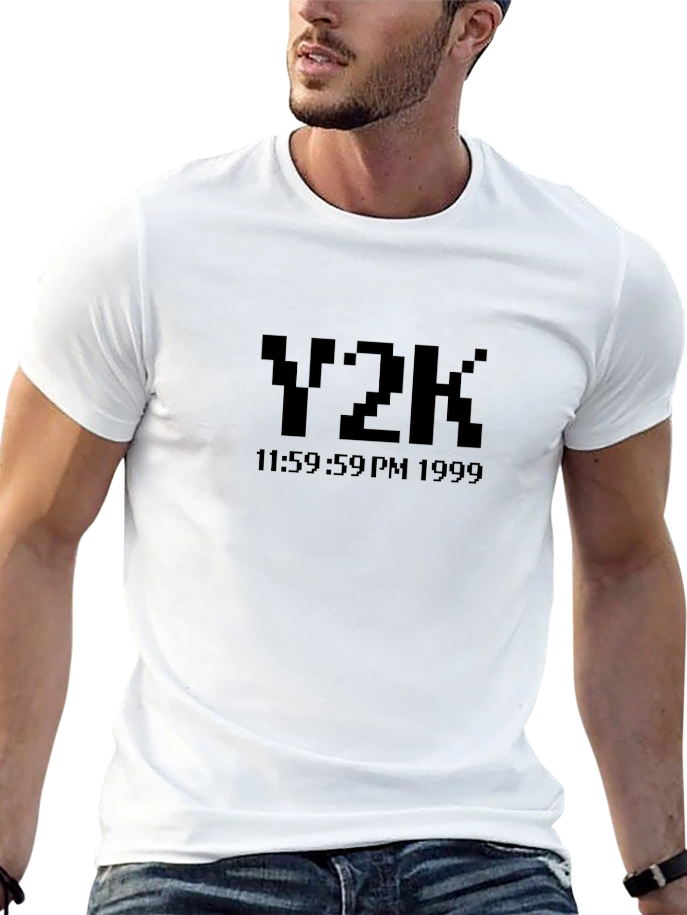 Camiseta Y2K 11:59:59 PM 1999 - Estilo Retro