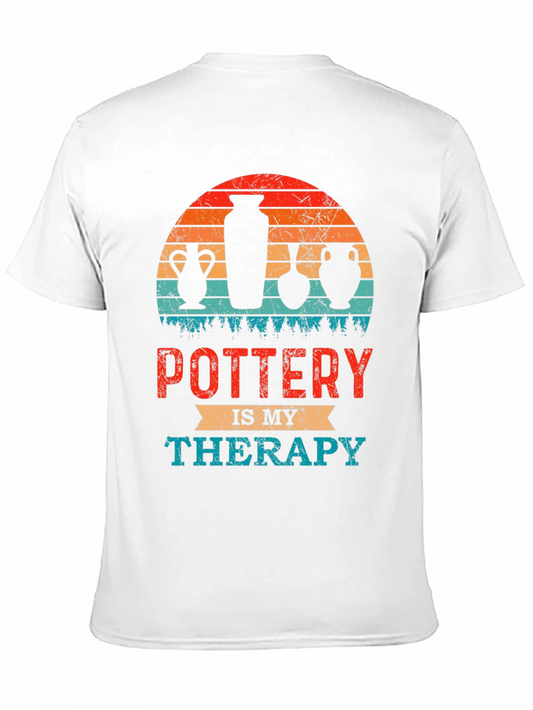 Camiseta Pottery Is My Therapy Estilo Retro