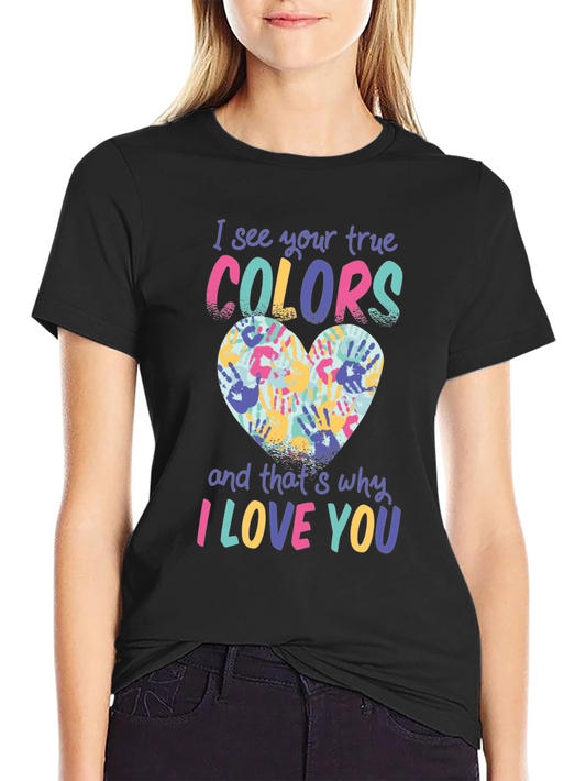 Camiseta Veo tus colores - Apoyo y amor