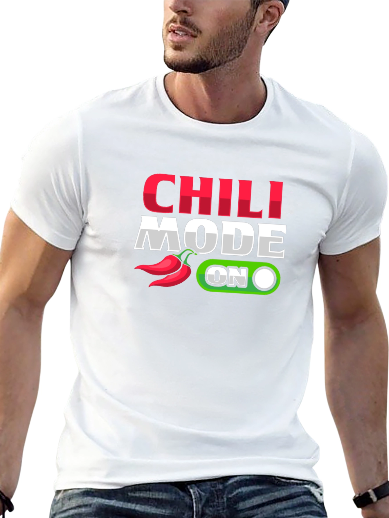 Camiseta Chili Mode On - Diseño picante