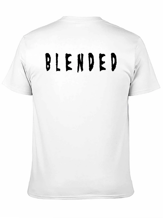 Camiseta Negra Blended Casual Hombre