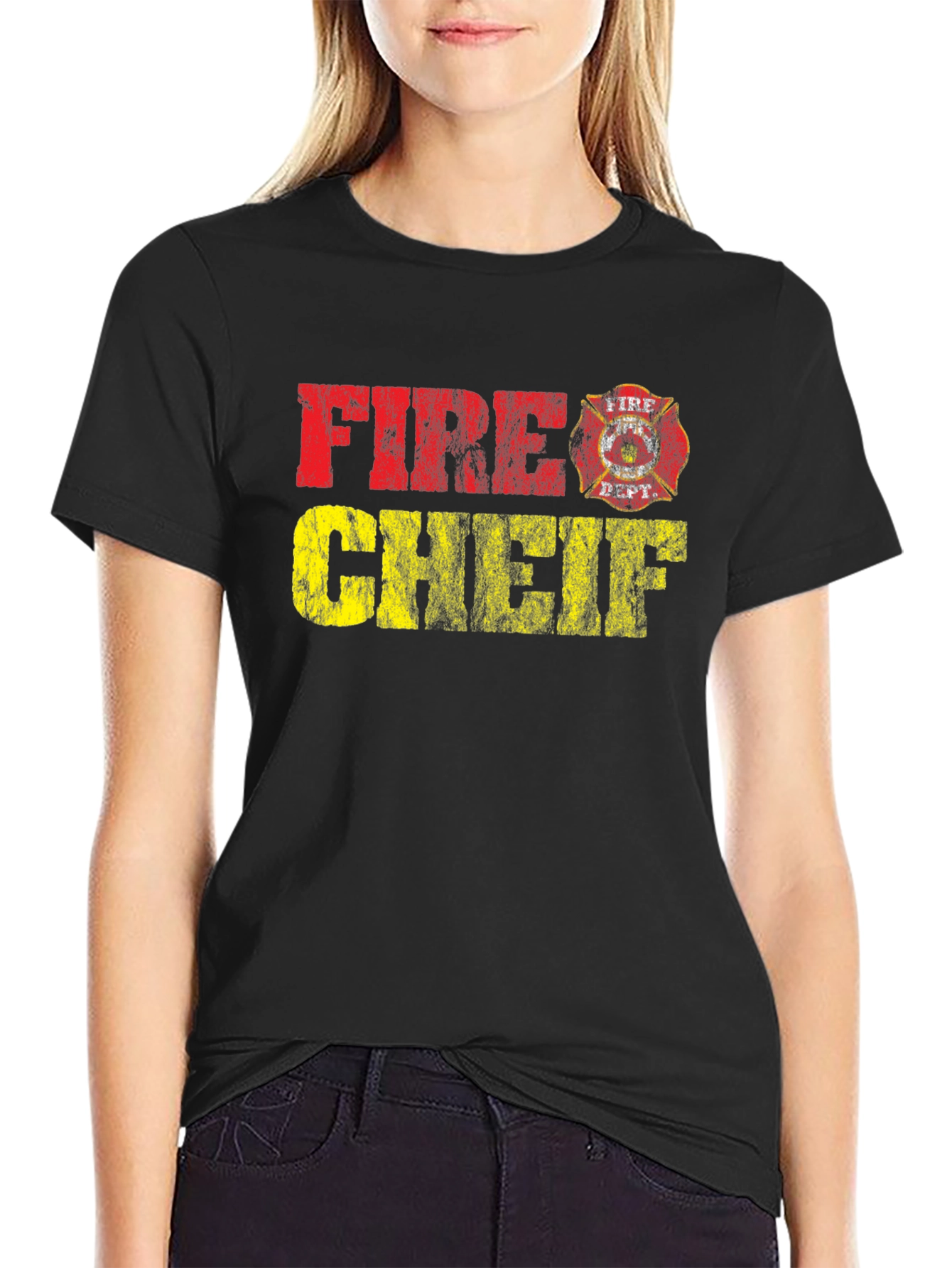 Camiseta Jefe de Bomberos - Diseño Distintivo