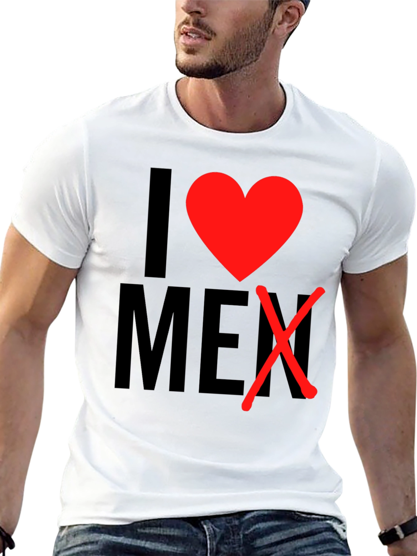 Camiseta con Diseño I ❤️ MEX