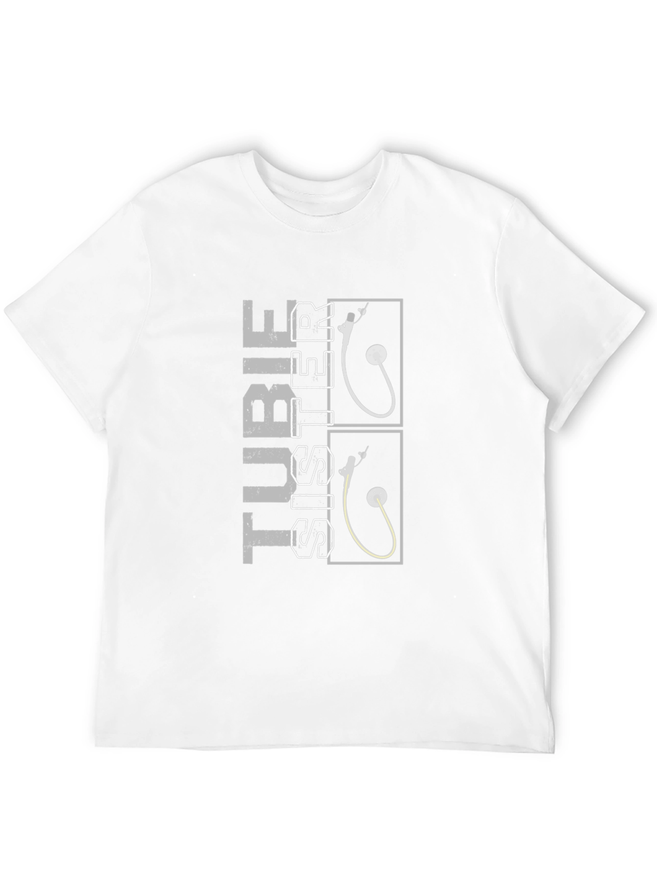 Camiseta Negra Tubie Sister con Diseño Divertido