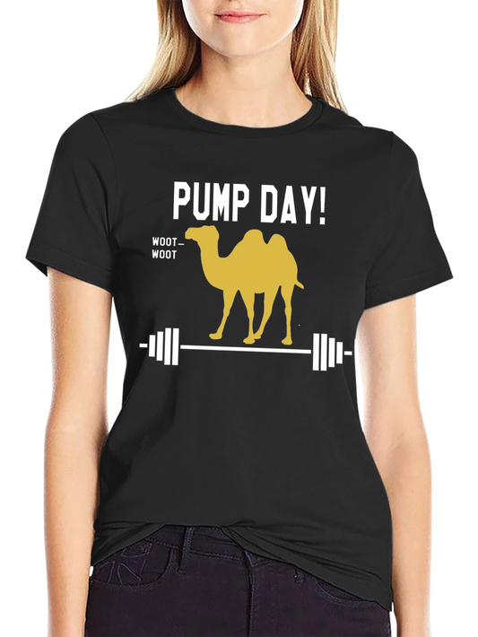 Camiseta Humor Gimnasio: ¡Día de Bombeo!