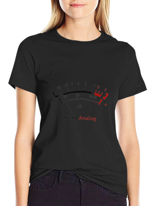 Camiseta Negra Think Analog