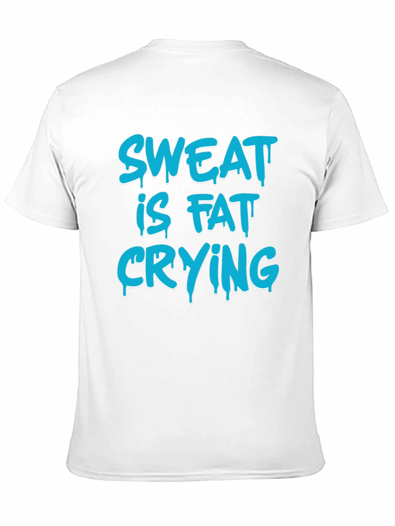 Camiseta Negra con Diseño Humorístico de Gimnasio