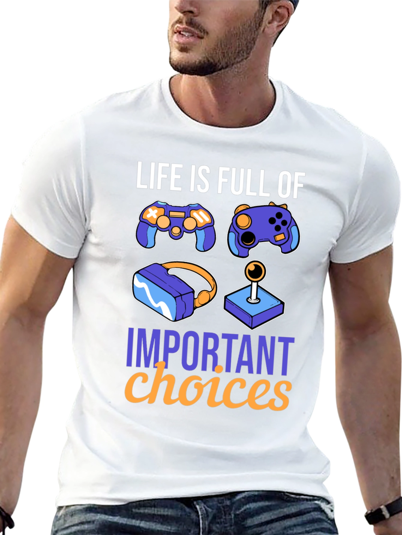 Camiseta Gamer Decisiones Importantes