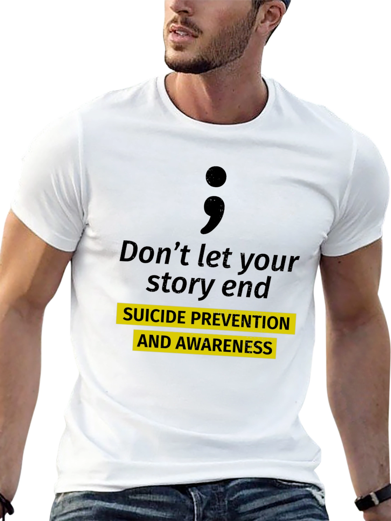 Camiseta de Concientización sobre la Prevención del Suicidio