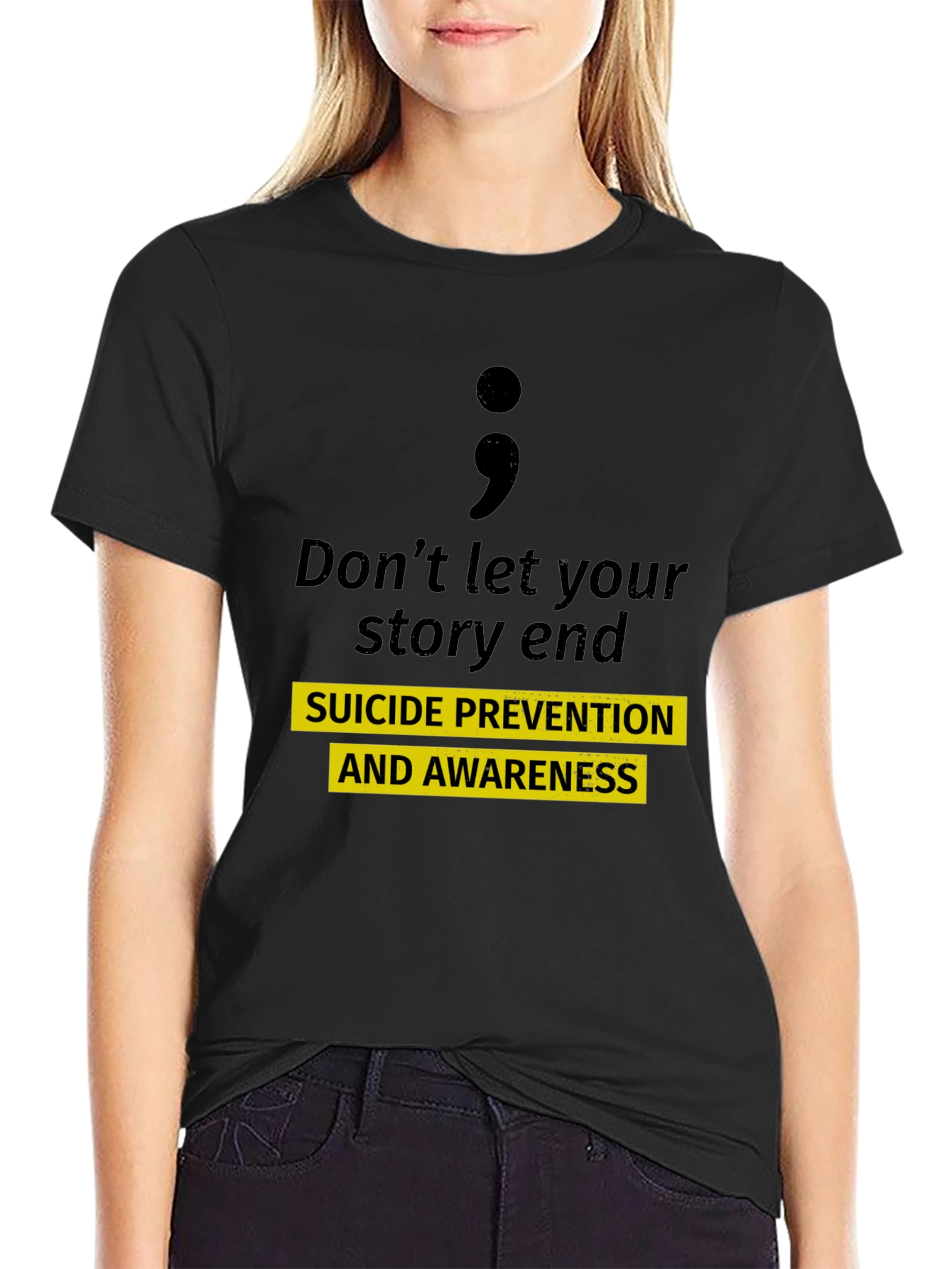 Camiseta de Concientización sobre la Prevención del Suicidio