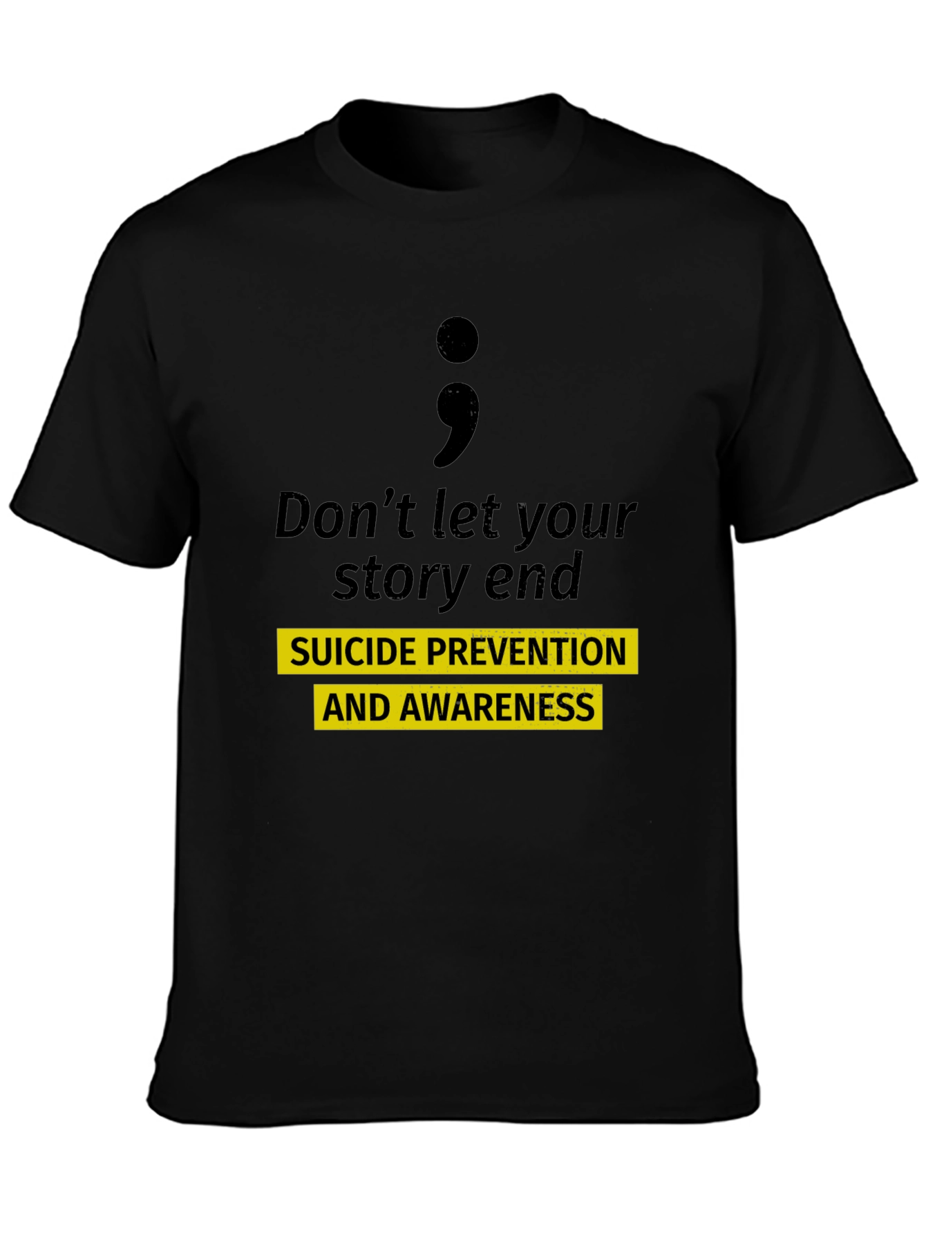 Camiseta de Concientización sobre la Prevención del Suicidio