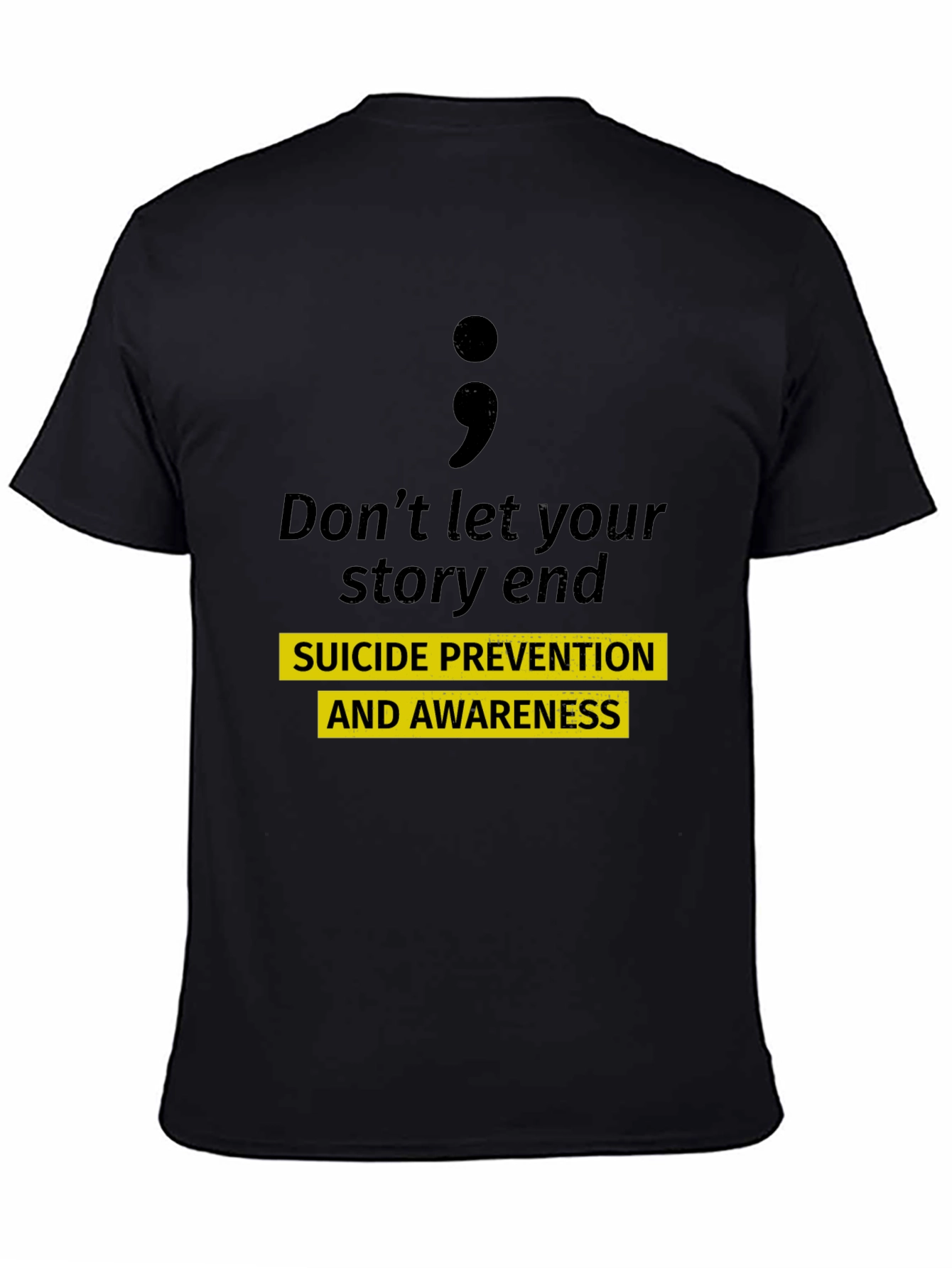 Camiseta de Concientización sobre la Prevención del Suicidio