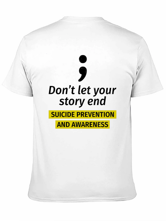 Camiseta de Concientización sobre la Prevención del Suicidio