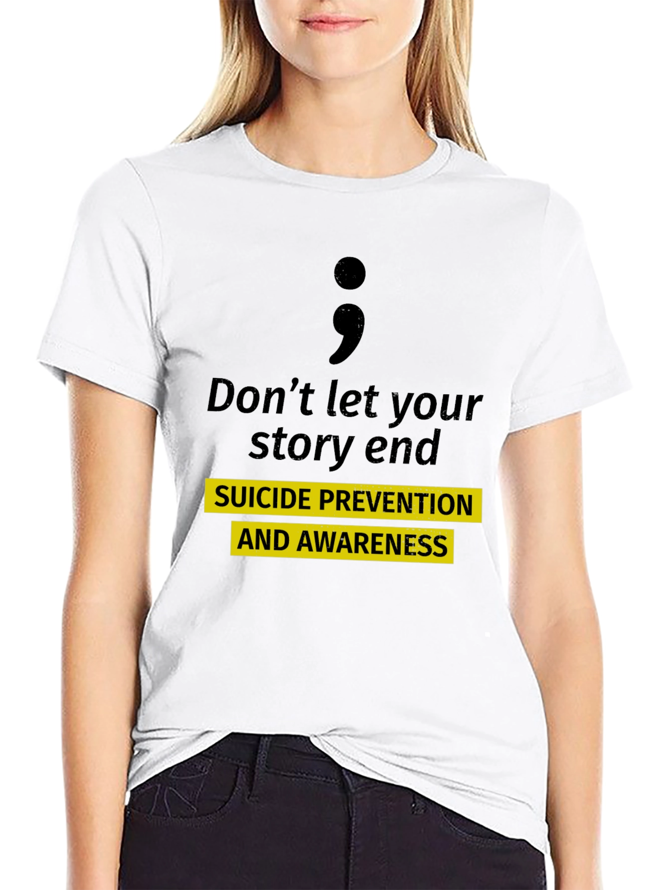 Camiseta de Concientización sobre la Prevención del Suicidio