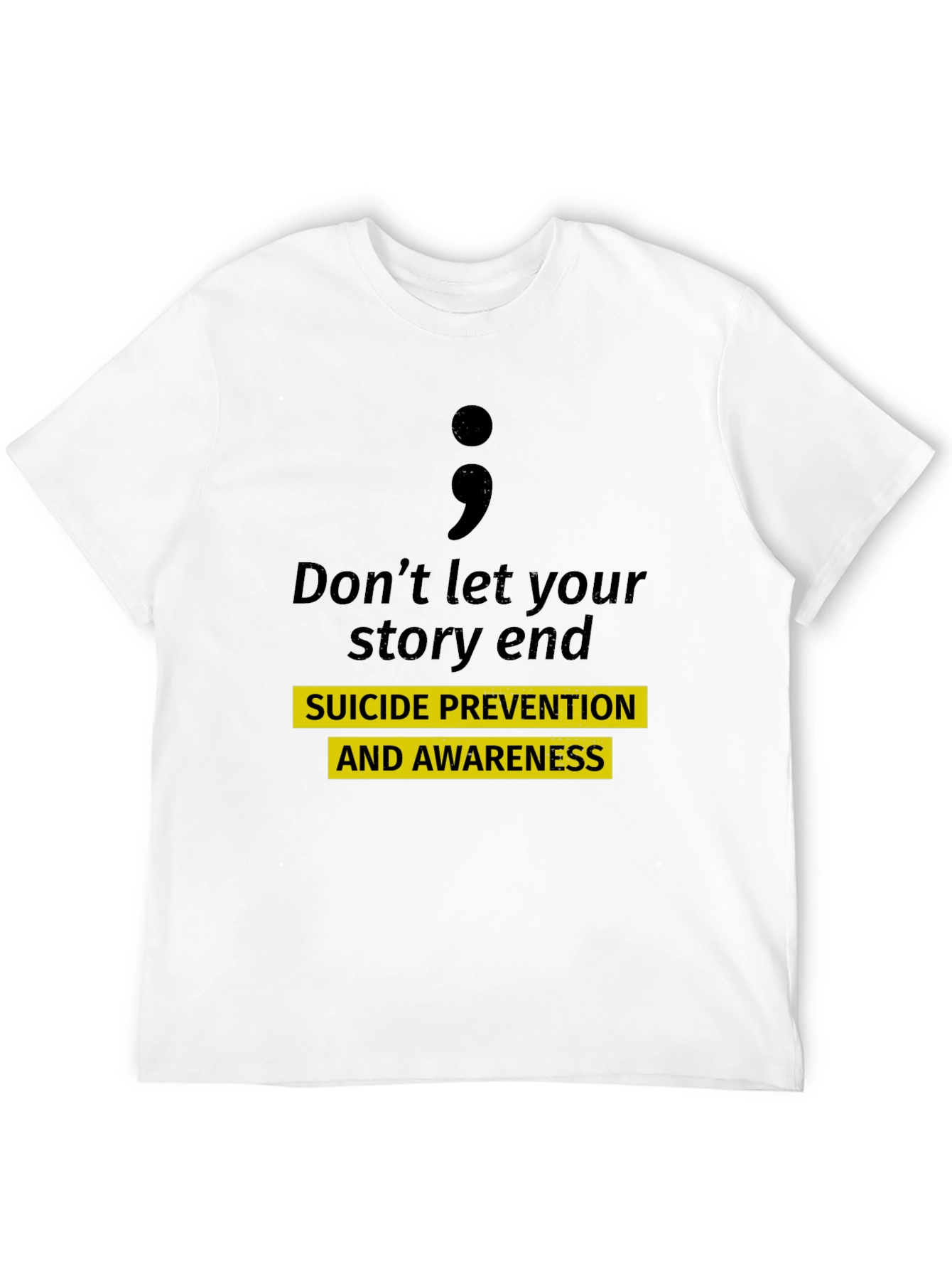 Camiseta de Concientización sobre la Prevención del Suicidio