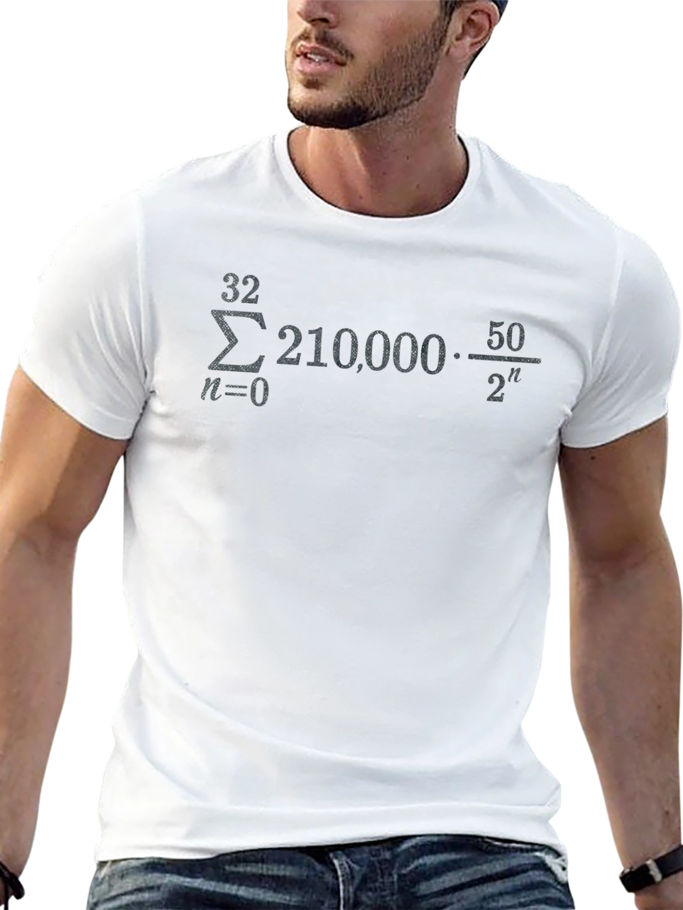 Camiseta Negra con Ecuación Matemática