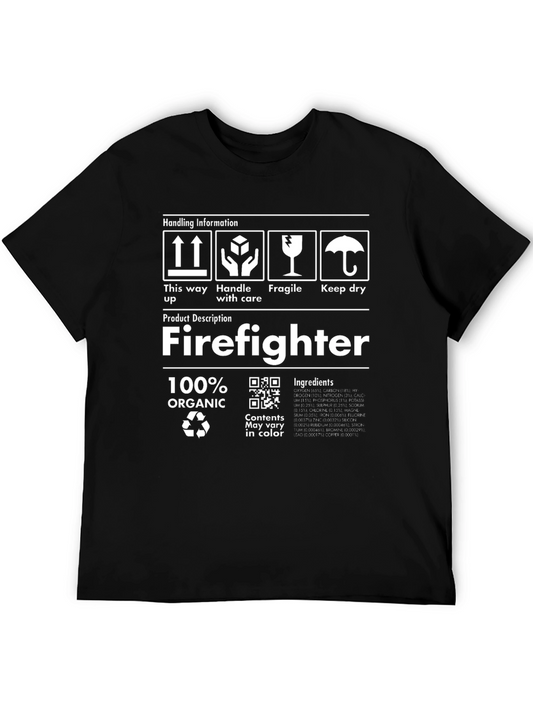 Camiseta Bombero 100% Orgánica
