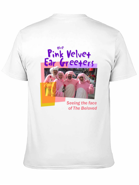 Camiseta Negra con Diseño de Conejos Musicales